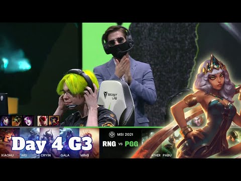 RNG vs PGG - Day 4 LoL MSI 2021 Group Stage | Royal Never Give Up vs Pentanet.GG full game