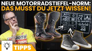 Neue Motorradstiefel-Regeln: Das hat sich geändert!