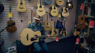 Video thumbnail for Alvarez AB60CE Acoustic Bass Guitar by spottsmusic_com