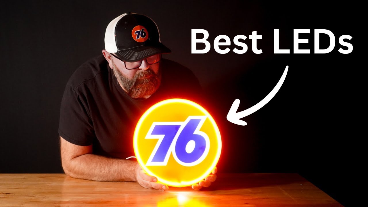 Making a backlit LED acrylic sign with Co2 laser
