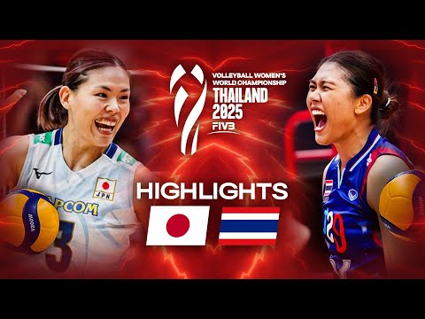 Japan 🇯🇵 vs. Thailand 🇹🇭 - Highlights | Women's World Championships 2025