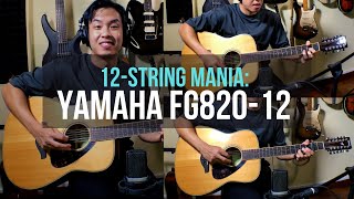 Video thumbnail for Yamaha FG820-12 12 STRING Review by Daryl Tay