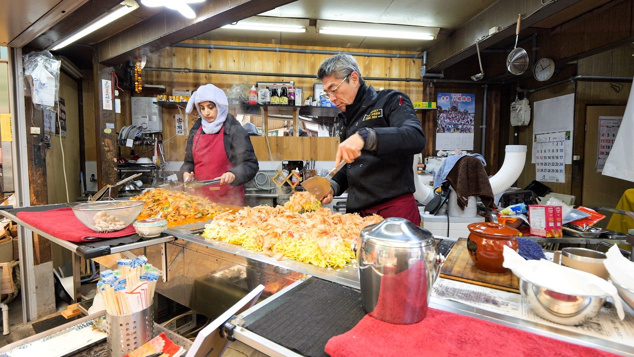 特大鉄板で焼き上げる爆食和牛ホルモン焼き！売り切れ閉店の「スタミナいちばん」に密着