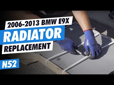 DIY E90 BMW 328i Radiator replacement (E9x, 325i, 330i)