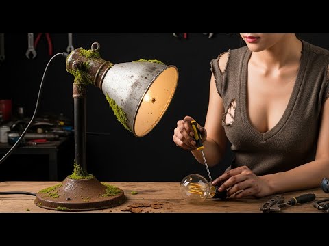 1930s Desk Lamp Restoration – Antique Lighting Brought Back to Life