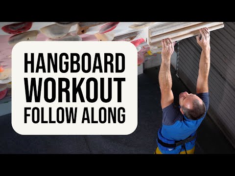 Hangboard 30min follow along workout intermediate/beginner