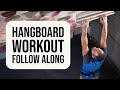 Hangboard 30min follow along workout intermediate/beginner