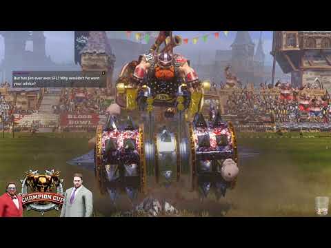 Blood Bowl 2 - ROLLER DORF! Playoffs Ro64 vs High Elves!