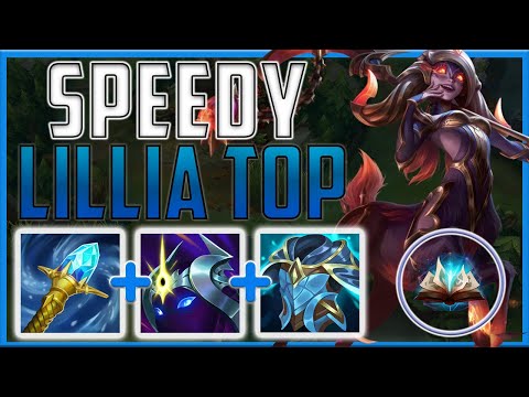 This SPEEDY Lillia build is super fun to play in the top lane!! - Lillia Top  | Season 14 LoL
