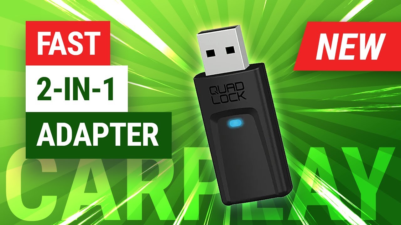 Quad Lock 2-in-1 Wireless CarPlay and Android Auto Adapter Review