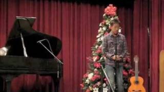Me singing Beautiful by Jim Brickman FT. Wayne Brady (Christmas/Winter Concert/recital 2009)