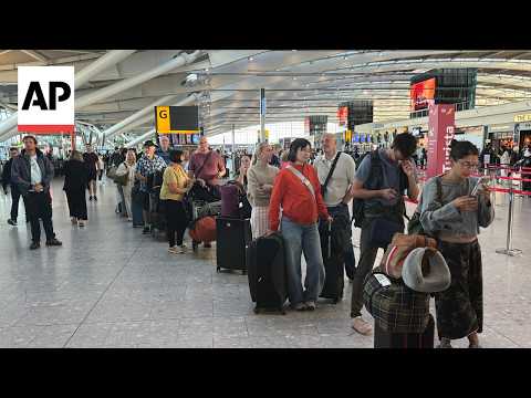 Airlines scramble to dig out from tech problems that canceled 1,750 flights in the UK