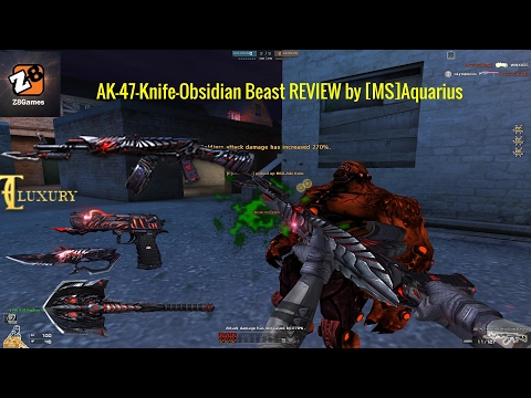 Crossfire NA: AK-47-Knife-Obsidian Beast| Hero Mode X
