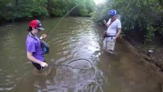 Fly Fishing at Rivers Edge on the Soque