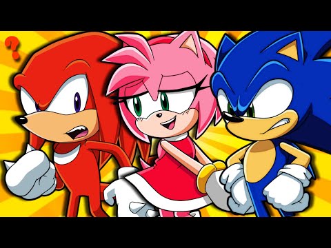 Sonic is JEALOUS of Amy's CRUSH on Knuckles | Sonic & Pals Play Fortnite