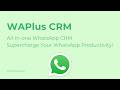 WAPlus CRM - Best AI-Powered Messaging CRM