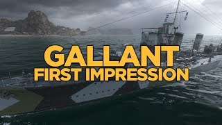 World of Warships - Gallant First Impression