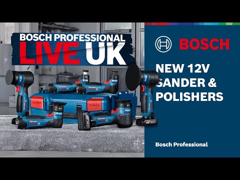 Unrivalled Finish: New Bosch 12V Sanders & Polishers – Demo, Q&A, & More!