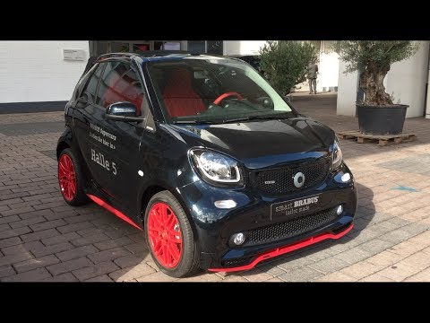 BRABUS Smart Fortwo Tailor Made Convertible 2017 In detail review walkaround Interior Exterior