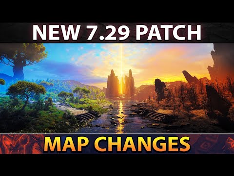 7.29 PATCH UPDATE Dota 2 - Old/New Map Changes & Full Comparison