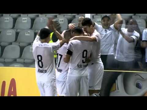 O gol de David Braz para o Santos contra o São Paulo pela 24ª rodada do Brasileirão 2015