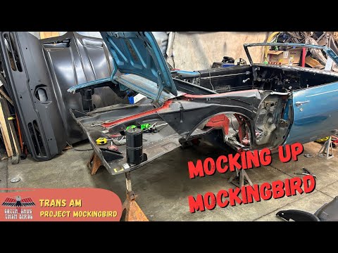 Making replacement panels fit, Mocked up Mockingbird