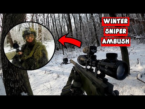 Airsoft game in the snow (THE LOST PISTOL)