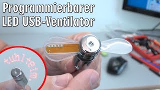 USB Ventilator LED - programmierbar - [4K Video]