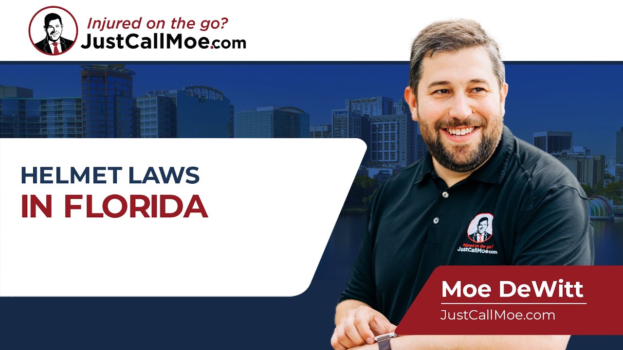 What are the motorcycle helmet laws in Florida?