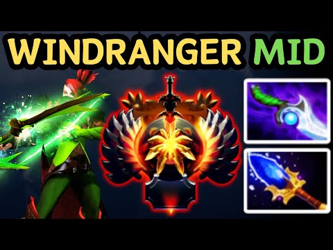 🔥 WINDRANGER MID = SHACKLE + FOCUS FIRE NIGHTMARE | DOTA 2 🔥