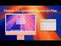 So Erstellen Sie Den Spotlight Index Auf Dem Mac Neu Spotlight Suche Auf Dem Mac Reparieren
