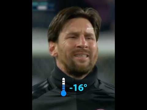 Messi vs Extreme Weather 🥶