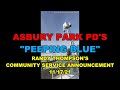 Asbury Park PD's Peeping Blue Spy Cam / Randy Thompson