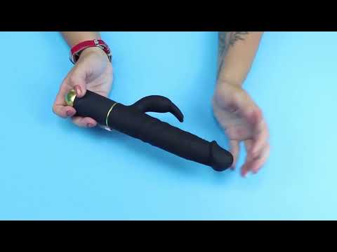 Вибратор Dorcel Furious Rabbit 2.0 с возвратно-поступательными движениями головки, перезаряжаемый - фото 1 - id-p1435609502