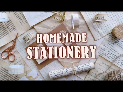 Handmade paper stationery