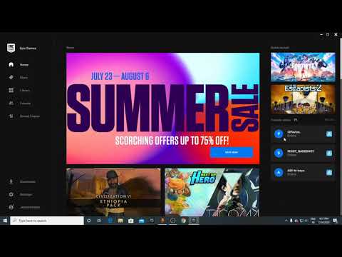 New Summer Sale 75% Off On Epic Store