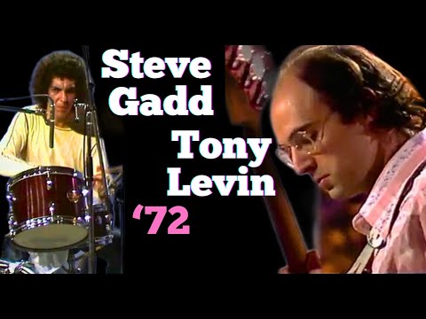 STEVE GADD  ► TONY LEVIN ► GROOVY BAS AND DRUMSOLO CHUCK MANGIONE 1972 MONTREUX ►