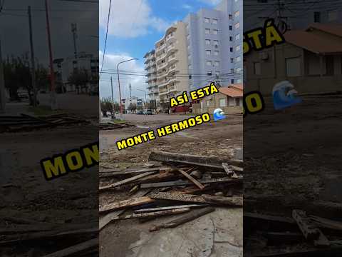 🌊 Así está Monte Hermoso después del avance del mar