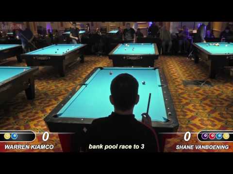 Shane Van Boening v Warren Kiamco ᴴᴰ 2017 Derby City Classic 9-ball Banks R9