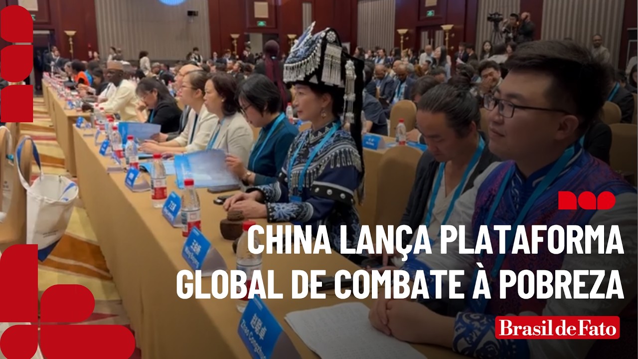 China lança plataforma global de combate à pobreza
