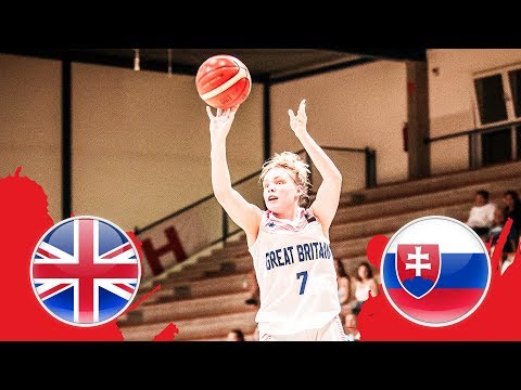 Great Britain v Slovakia - Full Game -Cl 9-16- FIBA U18 Womens European Championship Division B 2018