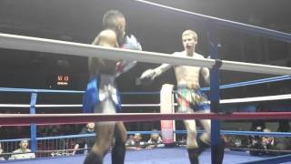 K1 fight Henry McSorely vs Kane Birring - Round 1