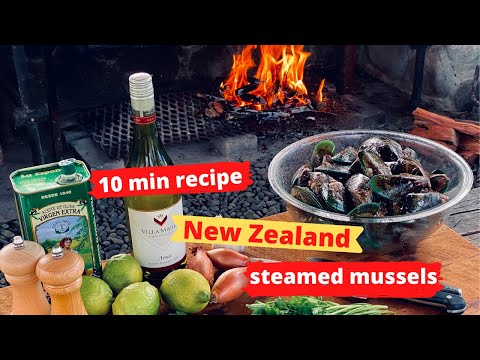 10 minute New Zealand steamed mussels recipe. A drunken look at steamed mussels