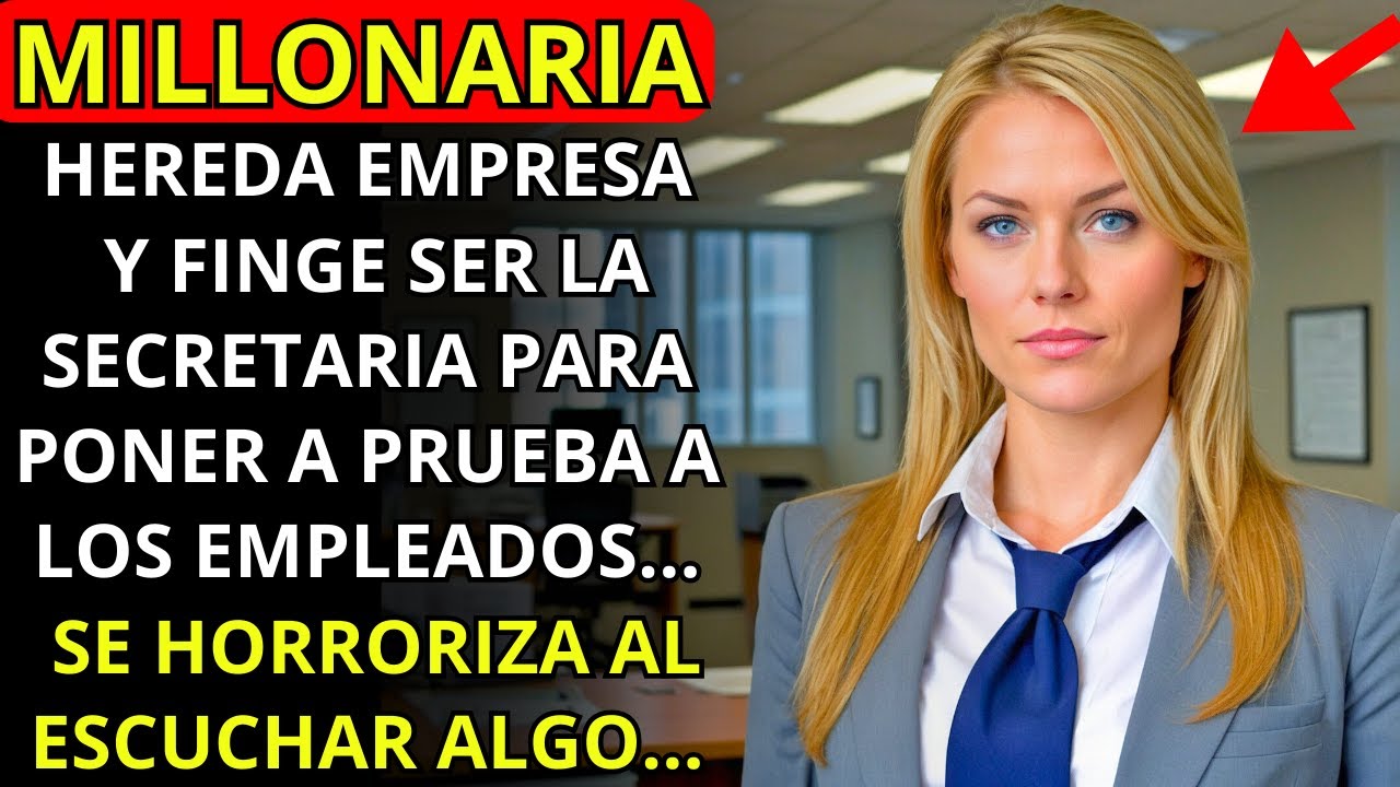 MILLONARIA HEREDA EMPRESA Y SE HACE PASAR POR SECRETARIA PARA PONER A PRUEBA A LOS EMPLEADOS…