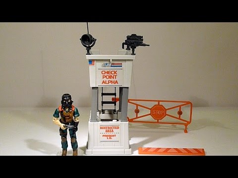 1985 Check Point Alpha (Battle Station) G.I. Joe review