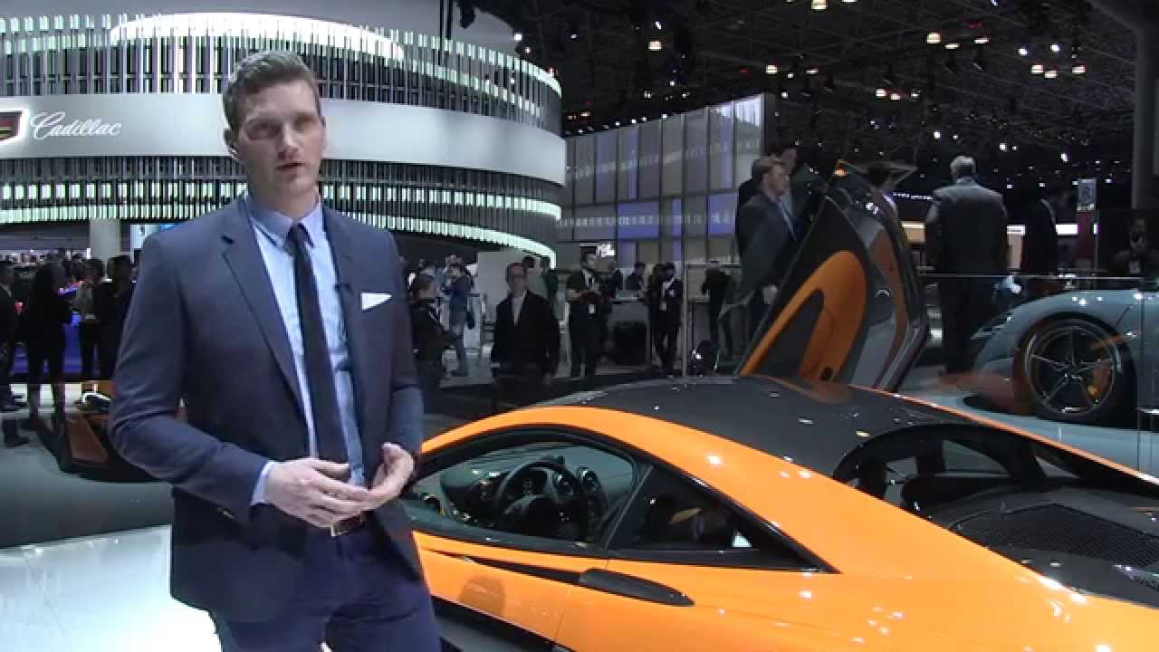 Robert Melville on the McLaren 570S Coupé - New York Auto Show 2015