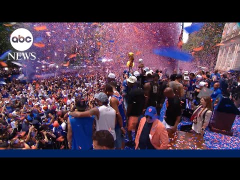2 million turn out for Knicks parade in New York City