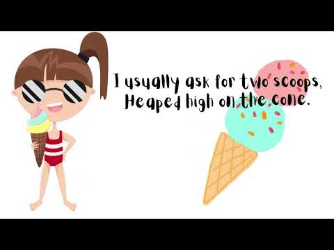 Ice Cream - a rhyming poem for children by Samantha Rodgers