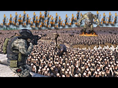 THE NEW SCOURGE OF HUMANITY IS THE FİREBALL TROLLS - Epic Battle Simulator 2 - UEBS 2