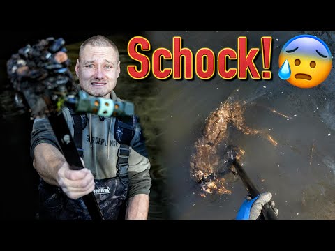 SCHOCKIERENDE FUNDE beim MAGNETFISCHEN 😰 - sterbliche Überreste & Handgranate gefunden (Schatzsuche)